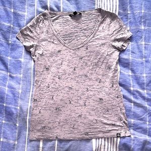 Rock & Republic Purple-Gray Translucent Top [Size S] 💜